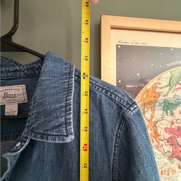 G.H. Bass & Co. Blue Denim Shirt - Picture 10 of 10